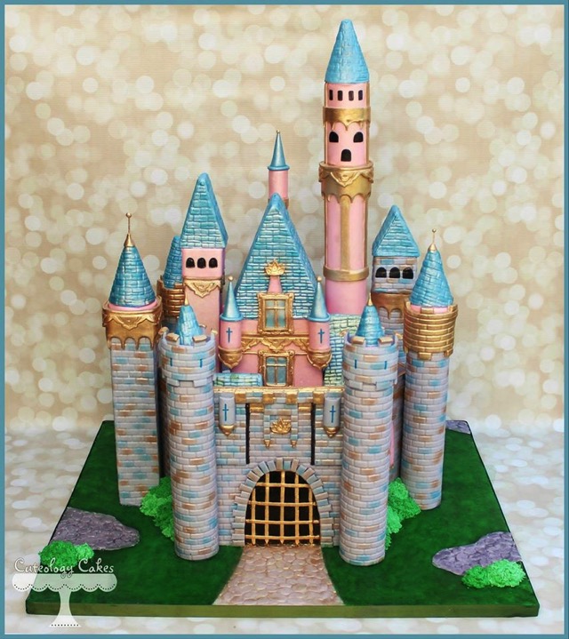 Sleeping Beauty Castle Cake