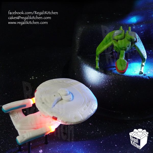 Starship Enterprise Cake