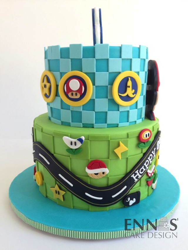 Mario Cart Cake 