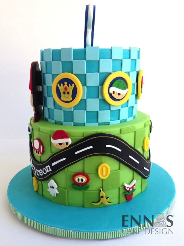 Mario Cart Cake 