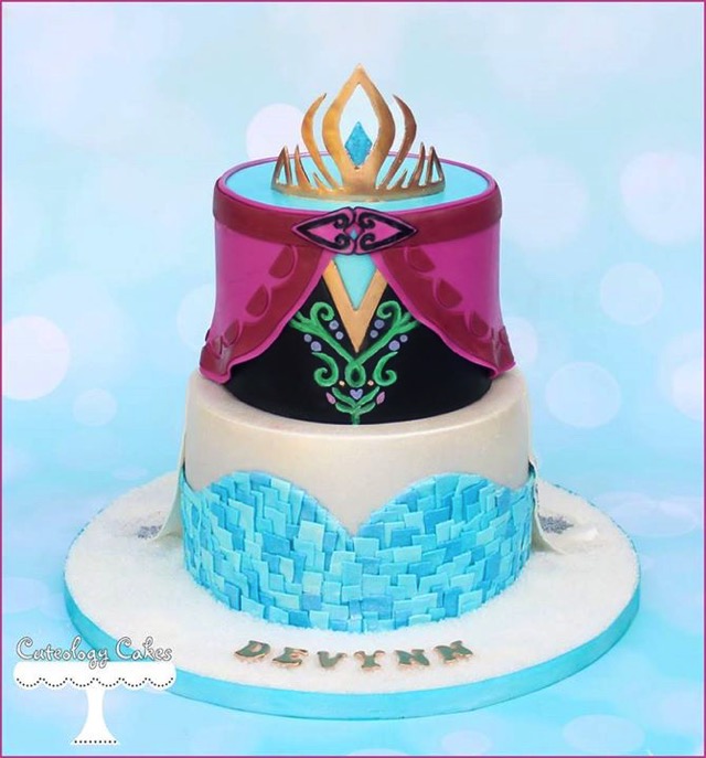 Disney Frozen Mashup Cake