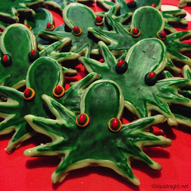 Cthulhu Christmas Cookies 