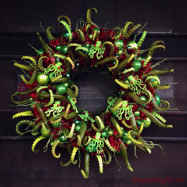 Cthulhu Christmas Wreath