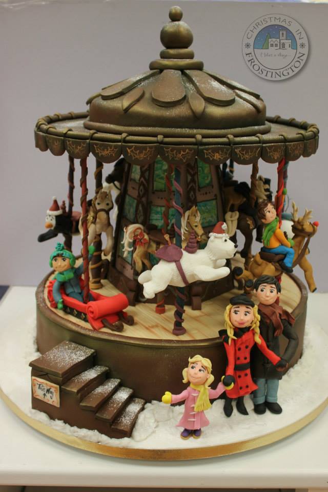 Christmas Carousel Cake 