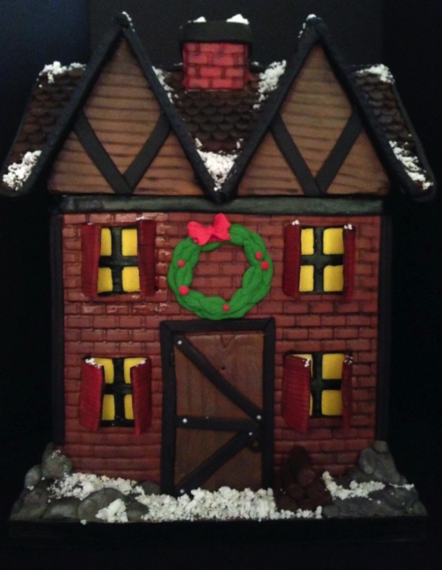 Christmas House Cake