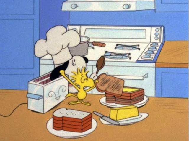 Charlie Brown Thanksgiving scene