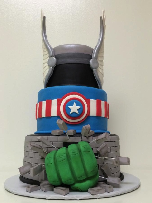 Captain America Cake