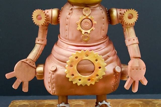 Steampunk Robot Cake