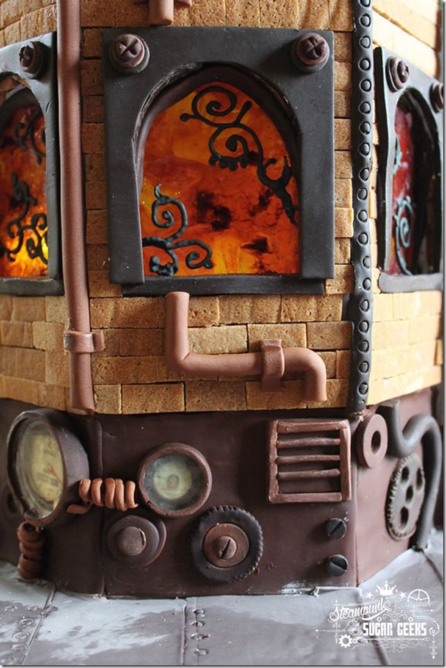 Steampunk House Cake