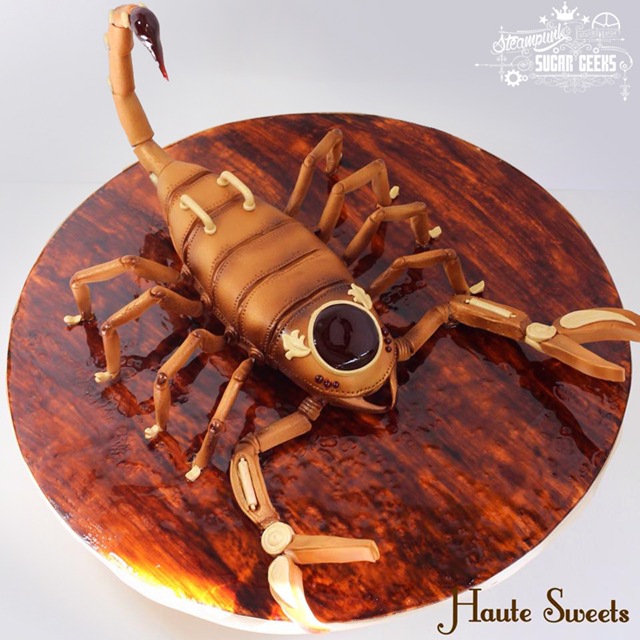 Steampunk Scorpion Cake