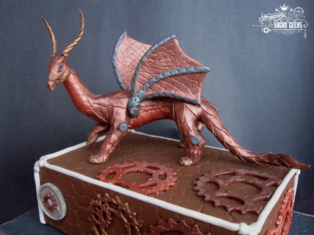 Steampunk Dragon Cake