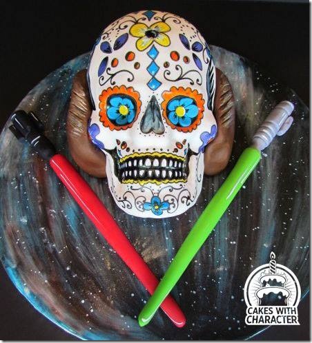 Princess Leia Sugar Skull