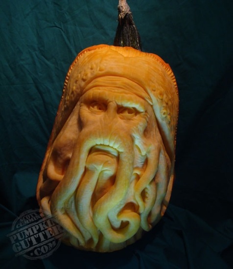 Davy Jones Pumpkin Carving