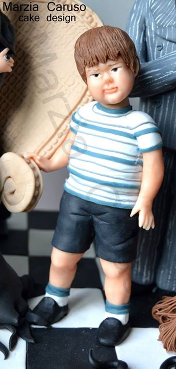 Pugsley Addams Cake Topper