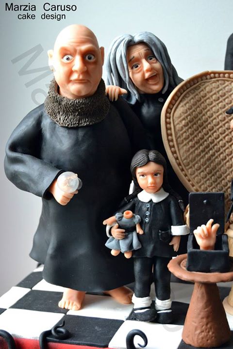 Uncle Fetser Addams Cake Topper