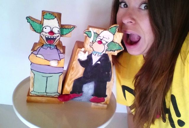 Krusty the Clown Cake