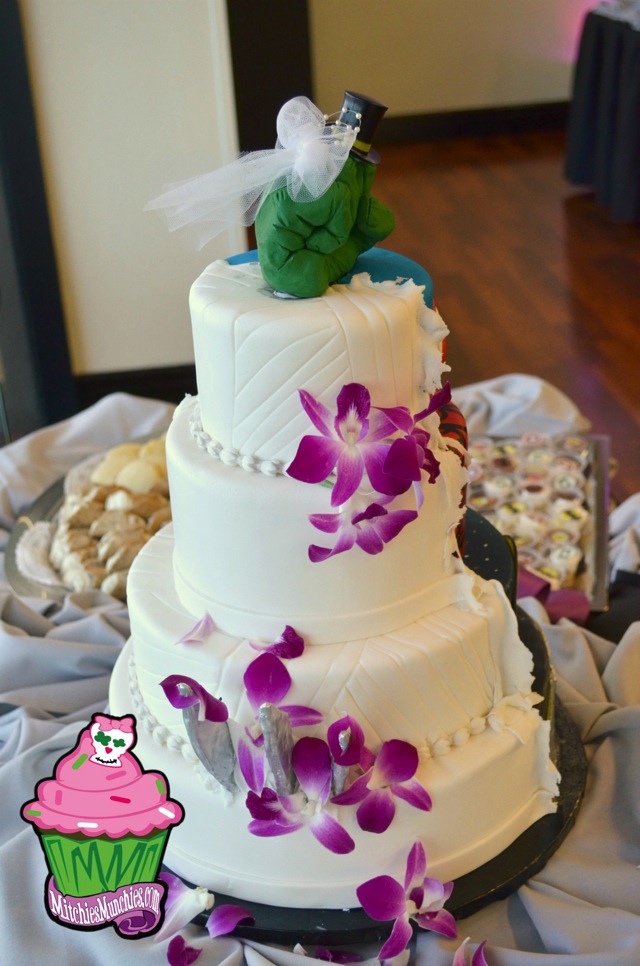 Hulk Wedding Cake