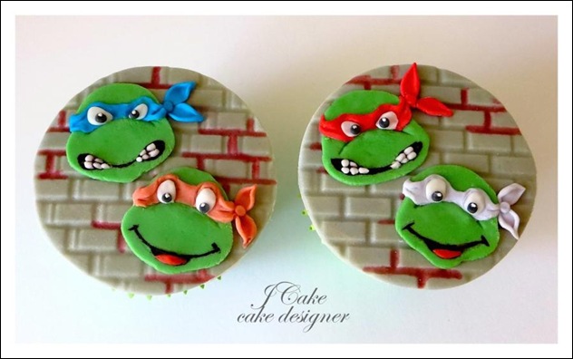 Teenage Mutant Ninja Turtles Cupcakes