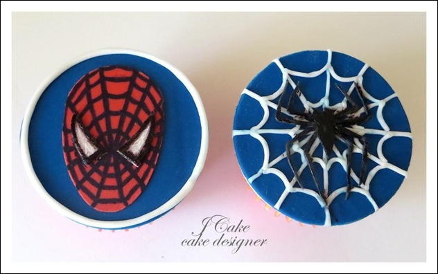 Spider-Man Cupcakes