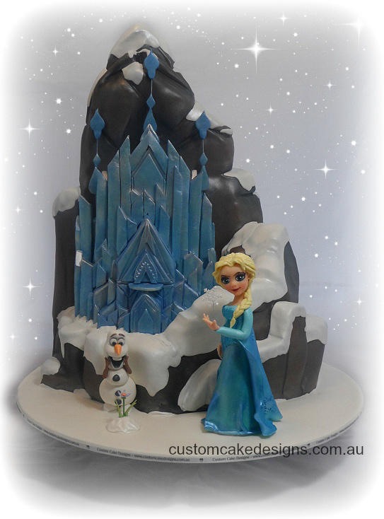 Frozen Ice Castle Cake