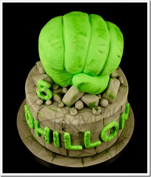 Hulk 5th Birthday Cake