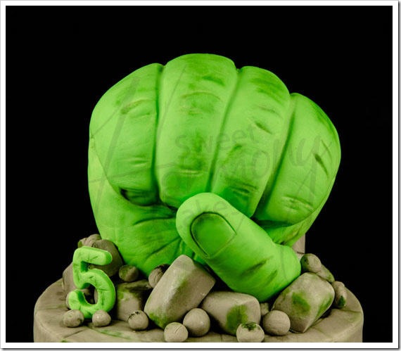 Hulk 5th Birthday Cake