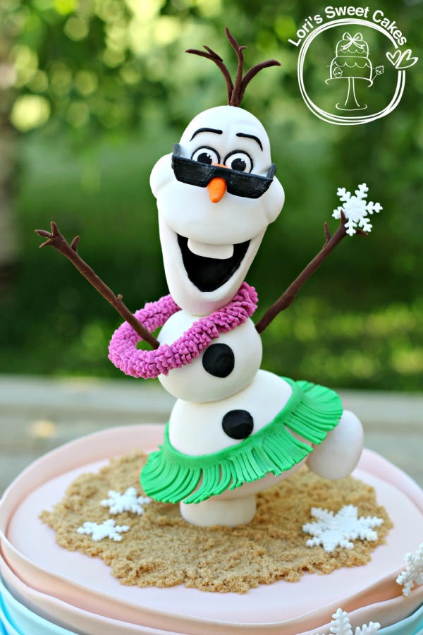 Olaf Birthday Cake