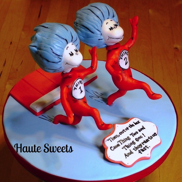 Thing1 and Thing2 Cake
