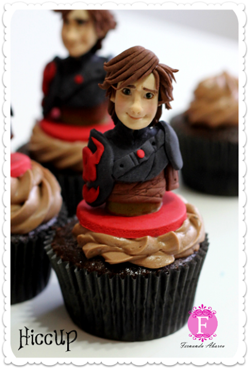 How to Train Your Dragon Cupcake 