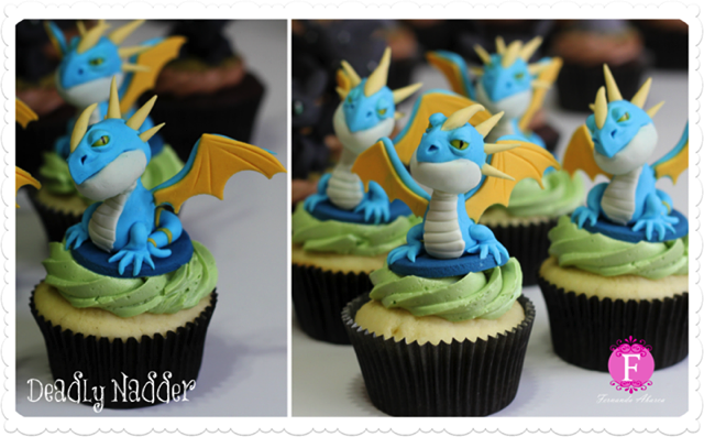 How to Train Your Dragon Cupcakes 
