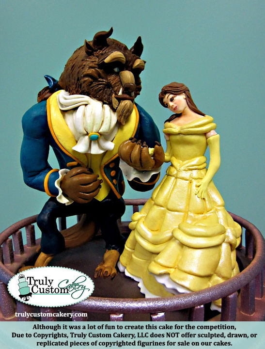 Beauty and the Beast Cake 