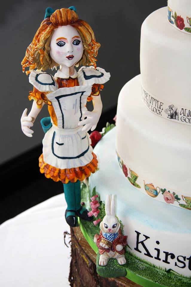 Alice in Wonderland Cake Topper 
