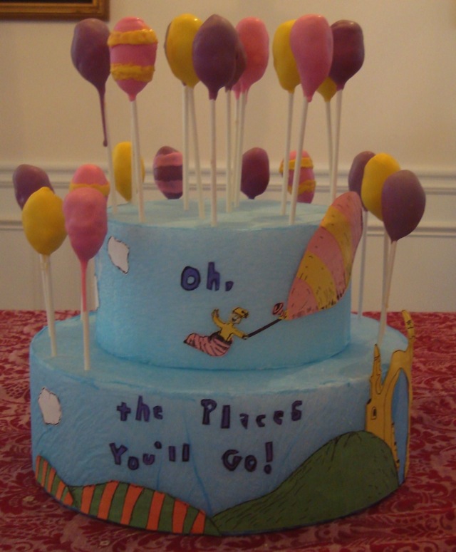 Oh The Places Youll Go Cake Pops