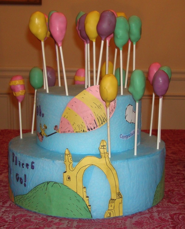 Oh The Places Youll Go Cake Pop 
