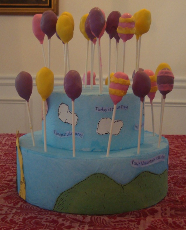 Oh The Places Youll Go Cake Pops 