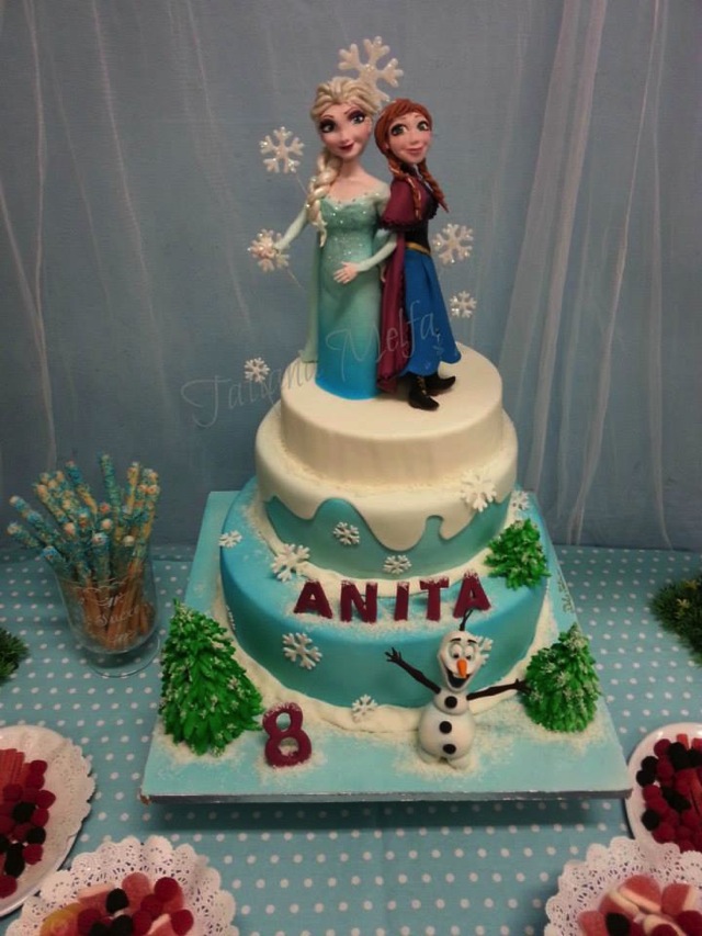 Frozen 8th Birthday Cake