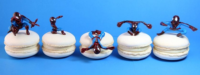 Spider-Man Macarons