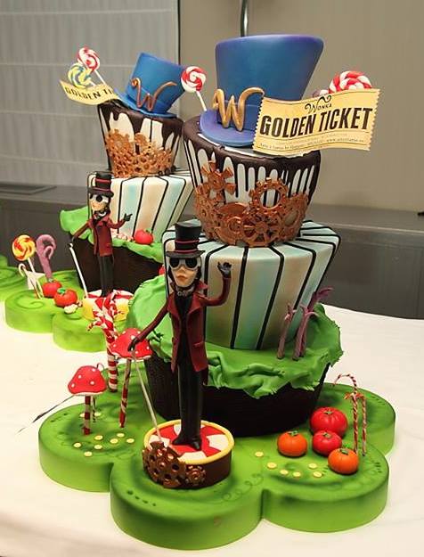 Willie Wonka and the Chocolate Factory Cake