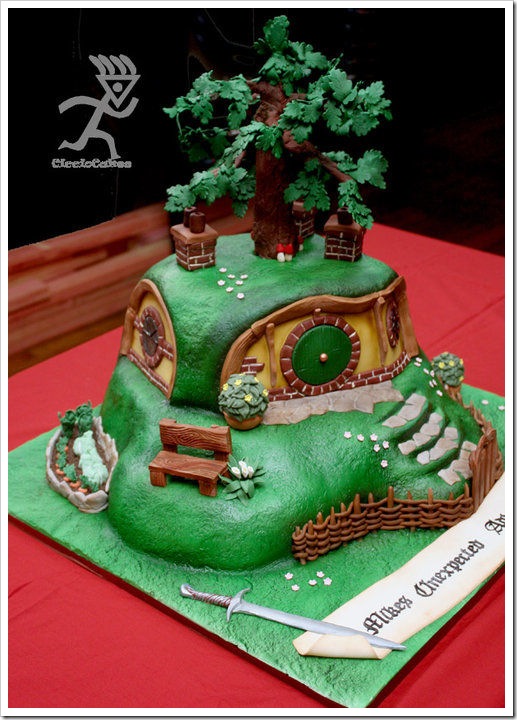 Hobbit Birthday Cake 