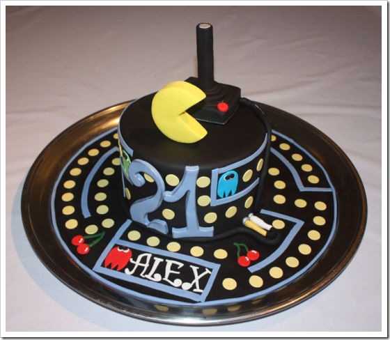 Pac-Man Birthday Cake