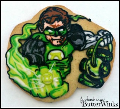 Green Lantern Cookie