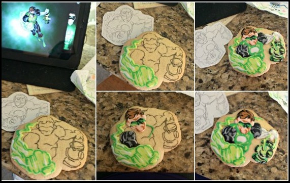 How To Make A Green Lantern Cookie