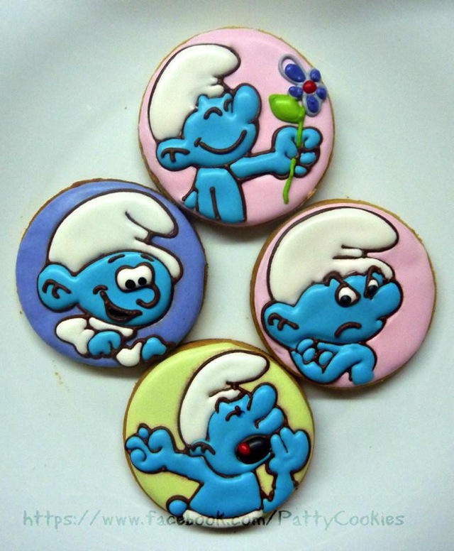 Smurf Cookies 