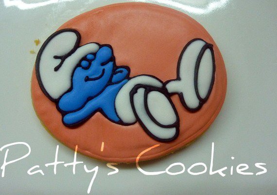 Smurf Cookie 