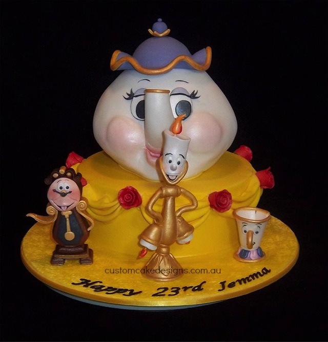 Beauty and the Beast Cake