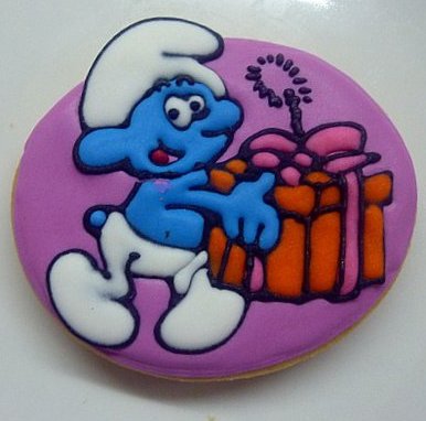 Smurf Cookie 31