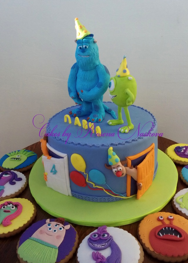 Monsters University Cake 