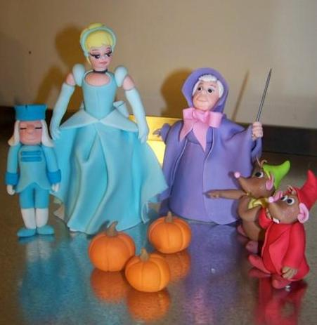 Cinderella Cake Toppers