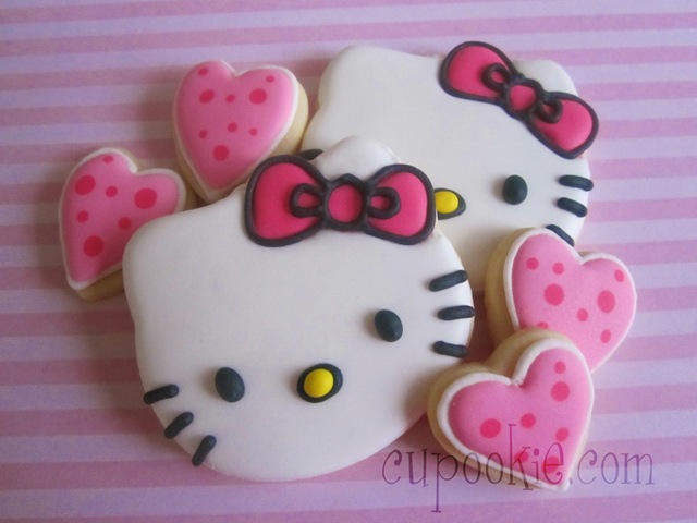 Hello Kitty Valentine’s Day Cookies