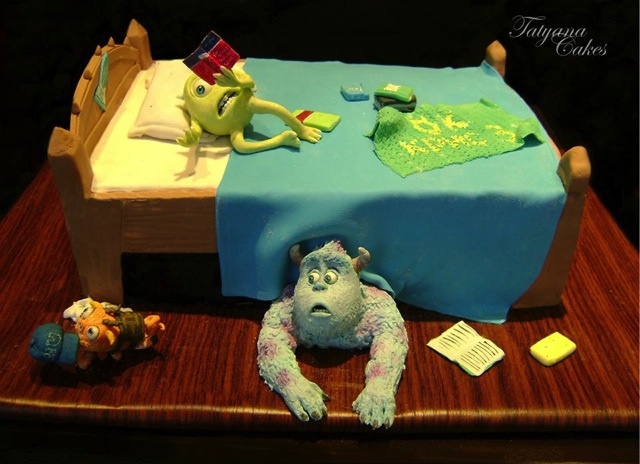 Monsters University Cake 